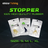 Indigo Sausage Fishing Stopper Stopper Fishing 30 Pieces Black