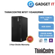 LENOVO THINKCENTRE M70T 11DA002RME (I5-10500,8GB,256GB SSD,UHD GRAPHICS 630,W10 PRO) USB KEYBOARD + 