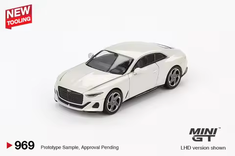 MINIGT 1/64 Bentley Batur Bonneville Pearl MGT00969-CH Cars Alloy Diecast Metal Model Kids Toys Boys