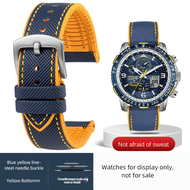 [gamau] 20mm 21mm 22mm 23mm 24mm rubber strap Bracelet For Seiko TAG Heuer Omega Tissot Citizen Long