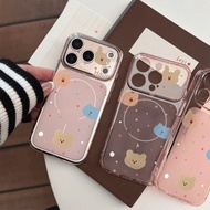 Colored Dalmatian bear iPhone17ProMax16 creative 1514/1213 cute case