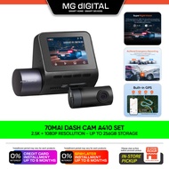70mai Dash Cam A410 Set 2.5K+1080P Dual Dash Camera with HDR | Night Vision