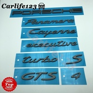 Porsche Platinum Edition Cayenne S Logo GTS Turbo Titanium Gray Rear Panamera Emblem Badge Sticker