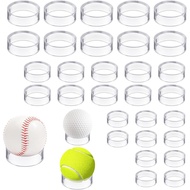 15 Pcs Clear Sphere Display Stand, Plastic Sphere Stands Ball Stand Holder Rings Acrylic Clear Small