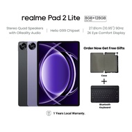 realme Pad 2Lite| 4GB+128GB| 27.81cm (10.95'') 90Hz 2K Display| 8300mAh Mega Battery| Helio G99 Chip