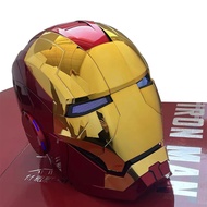 Iron-man MK 5 Helmet Wearable Electronic Open/Close Iron-man Mask Kids Toys Birthday Christmas Gift