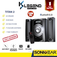 [NEW VERSION 2021]SonicGear Evo 9 BTMI Bluetooth Multimedia Speaker