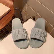 Gratis Ongkir - Sandal Slop Wanita / Sandal Jelly Selop / Sandal Slop Jelly Wanita Kerut