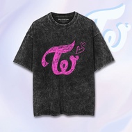 Twice Oversize Washed T-shirt | Stone Wash T-Shirt | Oversized T-shirt | Stone Wash Oversize | Washe