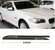 2PCS Car sticker M Performance Side Skirt Sills Stickers For BMW E39 E36 E60 E90 E46 F30 F10 F20 E53