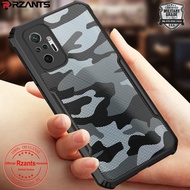 Case Redmi Note 10 PRO Rzants Army Armor Camouflage Clear Casing Acrylic