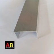 Lis U Aluminium 1.2cm x 2.5cm x 1.2cm Silver 199.5cm