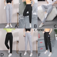 C7890 Kennedy Casual Waffle Jogger Pants