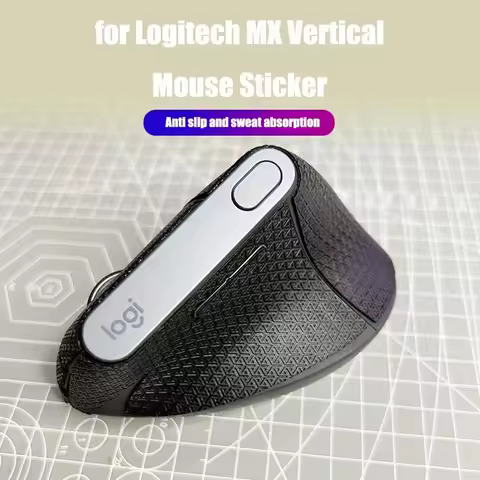 for Logitech MX Vertical Mouse Grip Tape Skate Handmade Sticker Professional Non Slip Lizard Skin Su