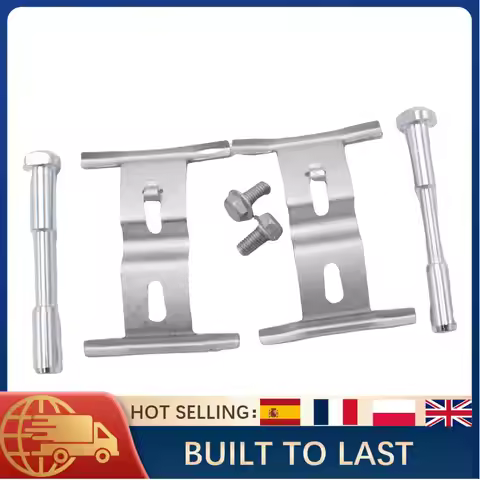 Front Brake Pad Fitting Kit for Audi Q7 2006-2015 Brembo 6-Piston Caliper Hardware Repair Parts