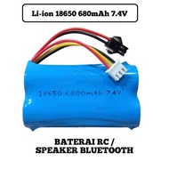 DC99 RC Battery 2S 7.4V 6800mAh 7.4V Double Socket Black 2 Pin White 3 pin