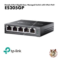 TP-Link Omada ES205GP 5-Port Gigabit Easy Managed Switch with 4-Port PoE+