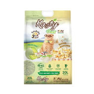 (20 ลิตร) Kasty Tofu Litter ทรายแมวเต้าหู้ธรรมชาติ แคสตี้ ปราศจากฝุ่น ดับกลิ่น สามารถทิ้งชักโครกได้