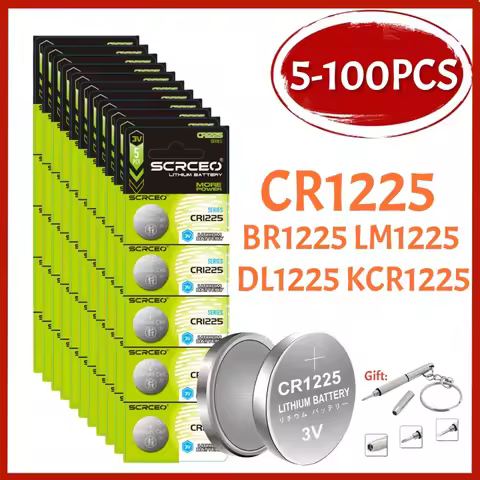 5-100pcs 3V CR1225 Lithium Button Battery BR1225 LM1225 DL1225 CR 1225 ER1225GP Coin Cell Watch Batt