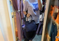 HERMES Toolbox 20 M3 Bleu Encre /Bleu Hydra  2 Tone Swift 墨水藍 /  藍色  皮革 手提袋 肩背袋 手袋  Leather Handbag in Blue 20M174U