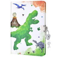 WERNNSAI Watercolor Dinosaur Journal for Boys - Luminous Notebook Gift for Kids School Travel Privat