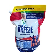 Breeze Liquid Power Clean Big Refill 3.2kg Breeze Liquid Detergent