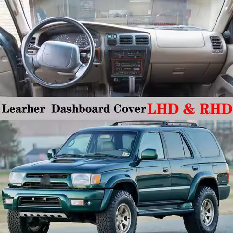 Dashboard Dash Mat Cover Leather Pad Sunshade Anti-UV Carpet Accessories For Toyota 4Runner 4 Runner
