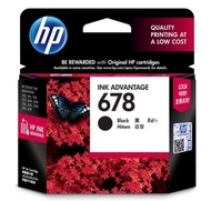 HP 678 BLACK / TRI-COLOR INK CARTRIDGE - CZ107AA / CZ108AA [100% ORIGINAL]