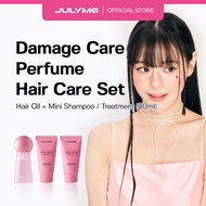JULYME Damage Care Perfume Mini Kit [Shampoo 30ml + Treatment 30ml + Hair Oil 30ml] (For Frizzy Hair