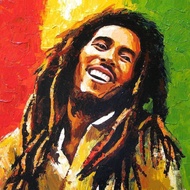 01RD DIY 40X50 Oil Painting By Numbers Bob Marley soul music singer paint by numbers On Canvas Home