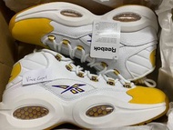 Reebok Question Mid Yellow Toe 湖人配色 籃球鞋 US12 35-46碼