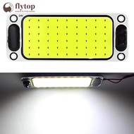 FLYTOP 12-24V 54LED Truck Car interior COB Light LED Lamp Super Bright Cold White For Boat Light Reading Bulb Vehicles 15cm x 6cm R2U3