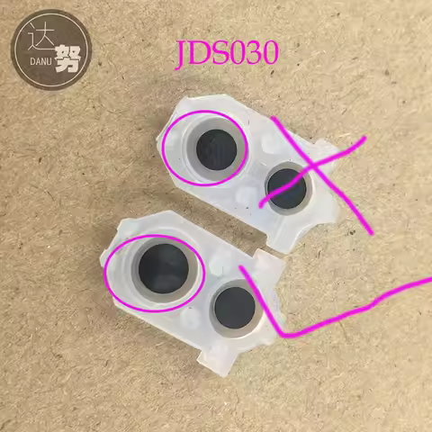 10SETS=20PCS JDS030 040 JDM-040 030 050 055 Silicon Rubber Pads For PS4 Controller L2 R2 L1 R1 Rubbe