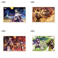 [Ready Stock] Genshin Impact Xiao Zhongli Shikishi Art Display Official Mihoyo Merchandise Merch Sta