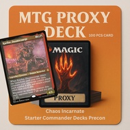 MTG PROXY DECK : Starter Commander Decks Precon