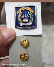 lencana datar tebal bhayangkari