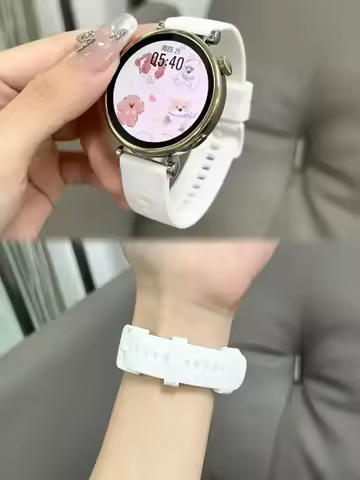 18mm/20mm/22mm Silicone straps For Amazfit GTS 4/3/2/2e/4 Mini/GTR 4/3/3 Pro/2/2e Sport Bracelet Ama