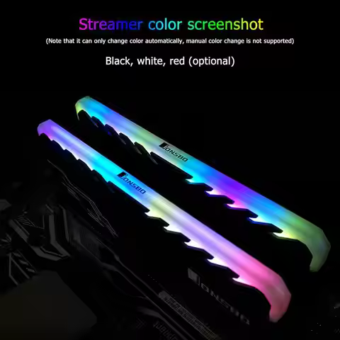 RGB Desktop PC RAM Heatsink Practical Multi-functional Classic Heat Sink Spreader for DDR DDR3 DDR4 