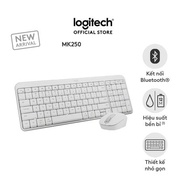 Combo Bàn phím & Chuột Bluetooth Logitech MK250 - dễ kết nối thiết lập thiết kế nhỏ gọn