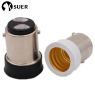 SUERHD Halogen Light Base, E15D to E14 Screw Bulb Lamp Holder, Mini B15 to E12 Socket Adapter Converter LED Light Bulb Holder LED Saving Light