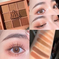 Ready Stock 3CE OVERTAKE Korea 9Colour Eyeshadow (Free 1 eyeshadow blush)