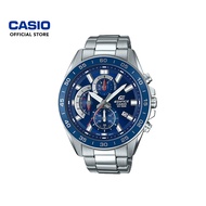 Casio Edifice EFV-550D-2AV Silver Stainless Steel Band Men Watch