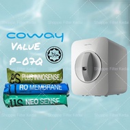 Coway 100%Original Value P-07QL Replacement Ori Water Filter 11 Neo 11 Ro 8 PlusInno (3Filter Set)