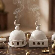 Creative & Fashionable Middle Eastern Style Incense Burner, Perfect For Ramadan Decoration, Suitable