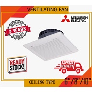 MITSUBISHI VENTILATION FAN CEILING TYPE EX-15SC 6"| EX-20SC 8'' | EX-25SC 10''  (Exhaust) Fan