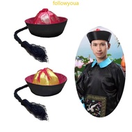 fol Chinese Imperial Hat for Dress Up and Photography Props for Role Play and Theater Funny Court Eu
