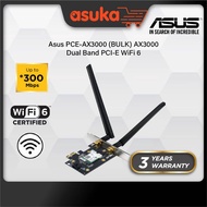 Asus PCE-AX3000 (BULK Pack) AX3000 Dual Band PCI-E WiFi 6