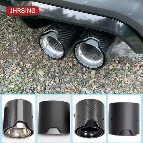 1pcs Upgrade Carbon Fiber Exhaust Tips Car Modify for BMW M2 M3 M4 M135i M235i M140i M240i M335i M34