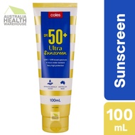 [Expiry: 06/2027] Coles SPF 50+ Ultra Sunscreen Tube 100mL