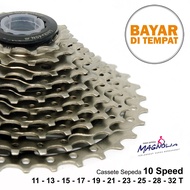 Sprocket Sproket 10 Speed Gir Gear 11 - 32T Model Cassete Slop Sepeda MTB Gunung Balap S-Works